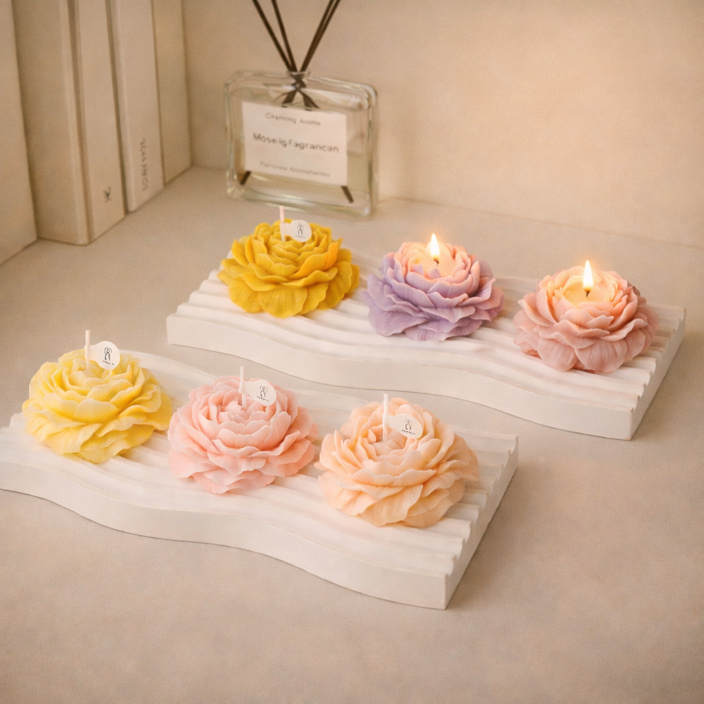 Aromatherapy Candle - Creative Flower Shape