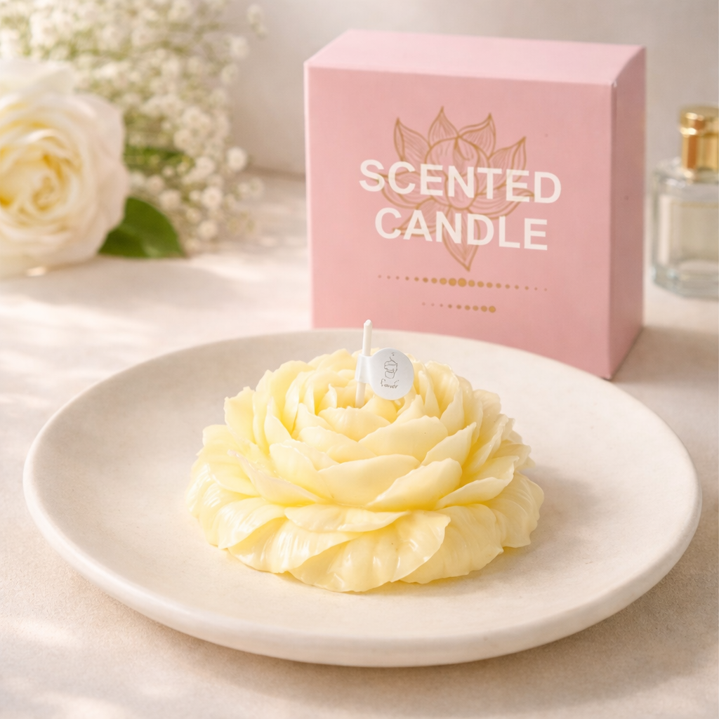 Aromatherapy Candle - Creative Flower Shape