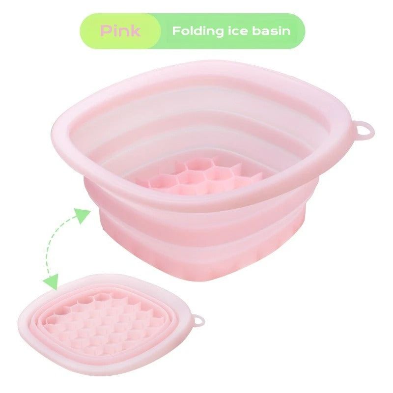 Foldable Silicone Facial Ice Bath