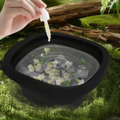 Foldable Silicone Facial Ice Bath